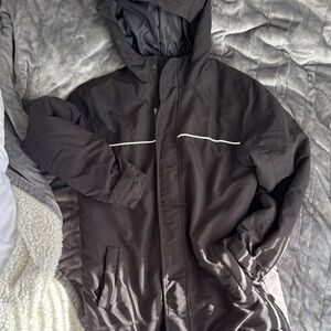 Kid’s XL Old Navy  Black Hooded shell/winter jacket